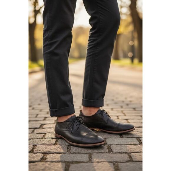 Timberland Boot Company Wodehouse Cap Toe Oxfords black leather men’s size 11